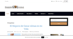 Desktop Screenshot of evangelismomundial.com